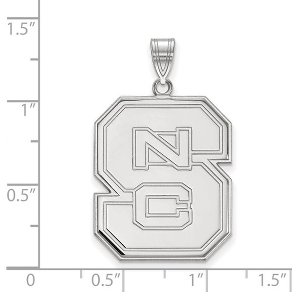 NC State Pendant Sterling Silver